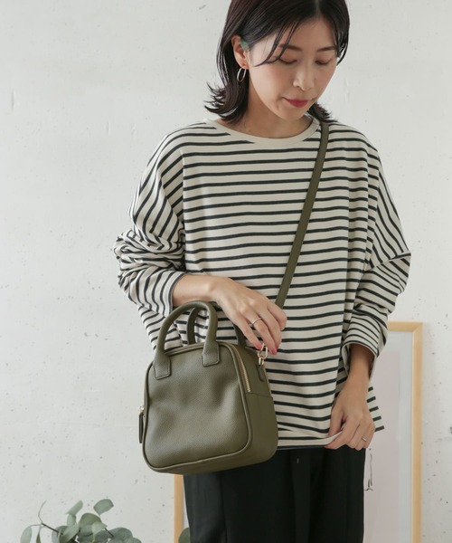 URBAN RESEARCH DOORS(アーバンリサーチドアーズ)の「コットンポンチョプルオーバー(Tシャツ/カットソー・レディース・ネイビー/オフホワイト/グレー系その他・ONE)」の13枚目の写真