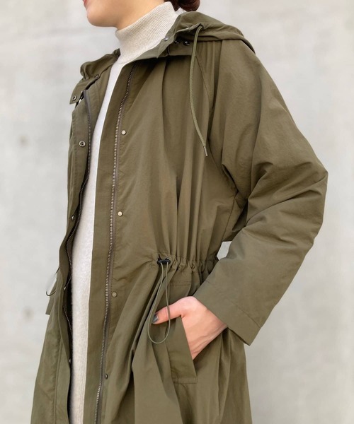 BEARDSLEY（ビアズリー）の「2WAYサイドベンツコート（その他アウター・レディース・ベージュ/カーキ・FREE）」の19枚目の写真