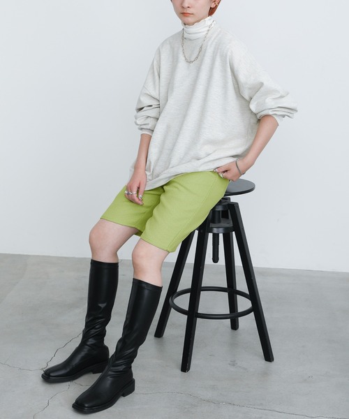 select MOCA(セレクトモカ)の「ツイードハーフパンツ(その他パンツ・レディース・ブラック/ミント・FREE)」の6枚目の写真