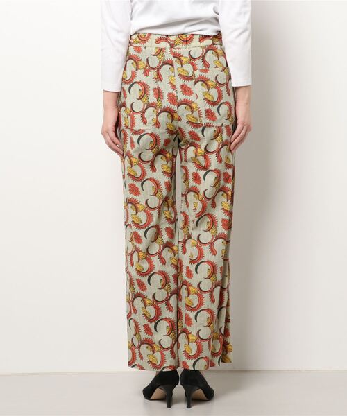 EARIH（アーリ）の「【EARIH / アーリ】 african batik straight pants（その他パンツ・レディース・オレンジ・36）」の2枚目の写真