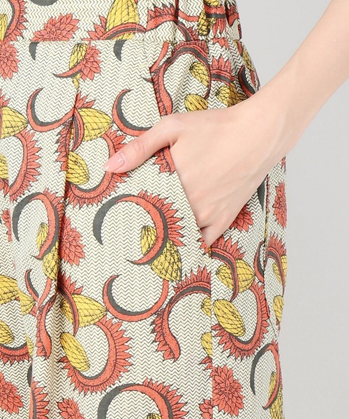 EARIH（アーリ）の「【EARIH / アーリ】 african batik straight pants（その他パンツ・レディース・オレンジ・36）」の9枚目の写真