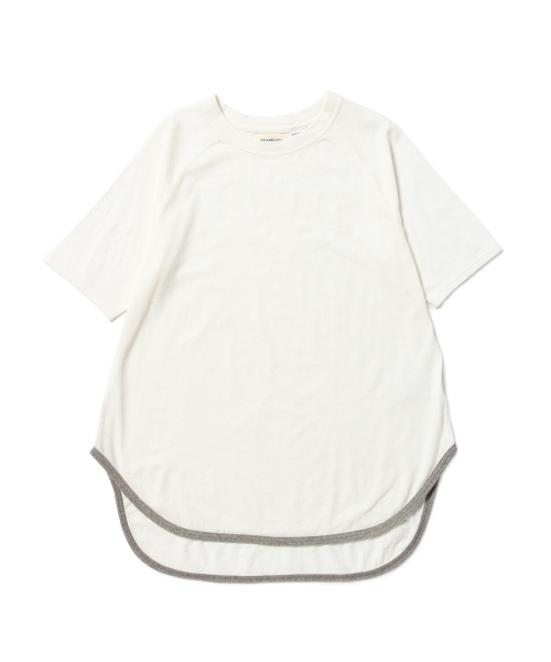 BEAMS BOY（ビームスボーイ）の「BEAMS BOY / 天竺 ラグラン ロングテール 5分袖（Tシャツ/カットソー・レディース・ホワイト/グレー/ネイビー・ONE SIZE）」の21枚目の写真