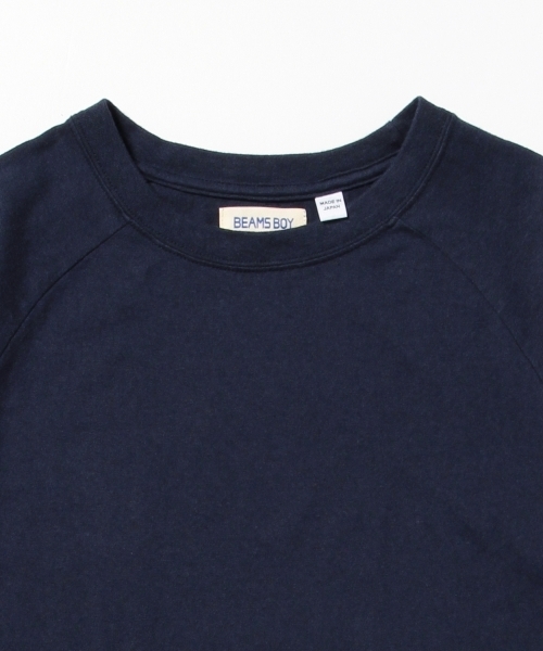 BEAMS BOY（ビームスボーイ）の「BEAMS BOY / 天竺 ラグラン ロングテール 5分袖（Tシャツ/カットソー・レディース・ホワイト/グレー/ネイビー・ONE SIZE）」の7枚目の写真
