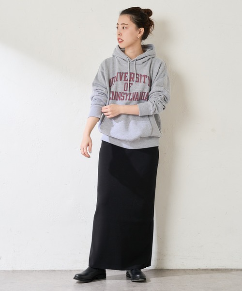 SHENERY（シーナリー）の「総針ニットタイトマキシスカート（スカート・レディース・ブラック/ブルー・FREE）」の9枚目の写真