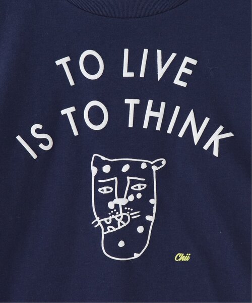 MJUKA.（ミューカ）の「KIDS TEE-SHIRT チートラプリントKIDSTEE（Tシャツ/カットソー・レディース・ネイビー・SMALL）」の3枚目の写真