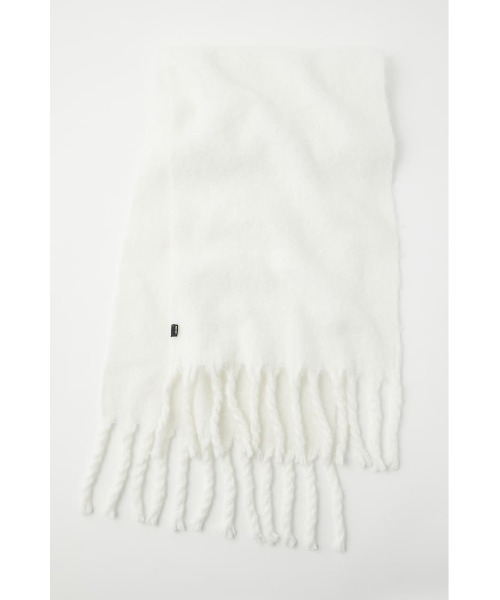 MOUSSY（マウジー）の「TWISTED FRINGE スカーフ（マフラー・レディース・アイボリー/ブラック/ライトイエロー・FREE）」の15枚目の写真