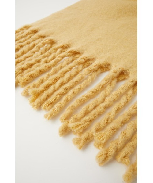 MOUSSY（マウジー）の「TWISTED FRINGE スカーフ（マフラー・レディース・アイボリー/ブラック/ライトイエロー・FREE）」の9枚目の写真