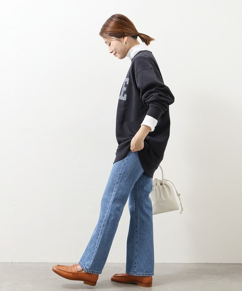 JOURNAL STANDARD(ジャーナルスタンダード)の「■■■フェードロゴスウェット◆(スウェット・レディース・ホワイト/ブラック/グリーン/ネイビー・FREE)」の10枚目の写真