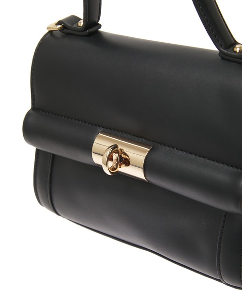 Edit Sheen（エディットシーン）の「【High-Line】ワンハンドルフロントゴールドショルダーバッグ（ショルダーバッグ・レディース・ホワイト/ベージュ/ブラック・FREE）」の21枚目の写真