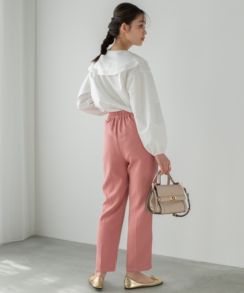 Edit Sheen（エディットシーン）の「【High-Line】ワンハンドルフロントゴールドショルダーバッグ（ショルダーバッグ・レディース・ホワイト/ベージュ/ブラック・FREE）」の16枚目の写真