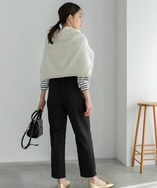 Edit Sheen（エディットシーン）の「【High-Line】ワンハンドルフロントゴールドショルダーバッグ（ショルダーバッグ・レディース・ホワイト/ベージュ/ブラック・FREE）」の11枚目の写真