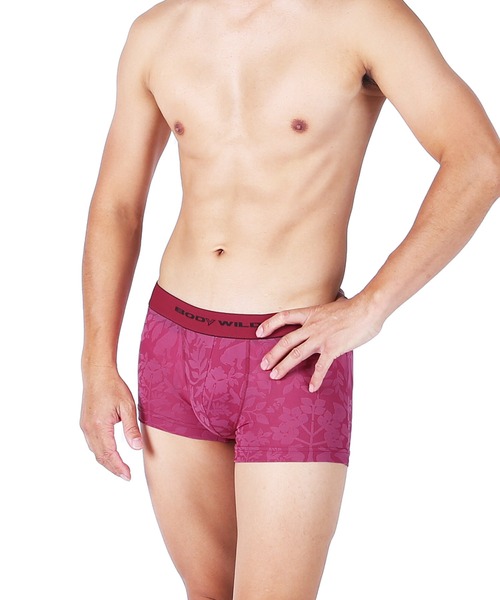 GUNZE（グンゼ）の「GUNZE グンゼ ボクサーパンツ メンズ アンダーウェア 下着 ジャカード 3D成型 立体成型 ボディーワイルド 星 ボーダー ストライプ 花柄 ブランド（ボクサーパンツ・メンズ・チャコールグレー/レッド/ブラック/カーキ/パープル/ピンク/ブルー/ブラック系その他2/ブラック系その他/ブラック系その他3/ネイビー/ブルー系その他/ネイビー系/オレンジ/レッド系その他/レッド系その他2/レッド系その他3/ブラック系その他4/ブラック系その他5/ブルー系その他2/ブルー系その他3・LARGE/MEDIUM/X-LARGE）」の21枚目の写真