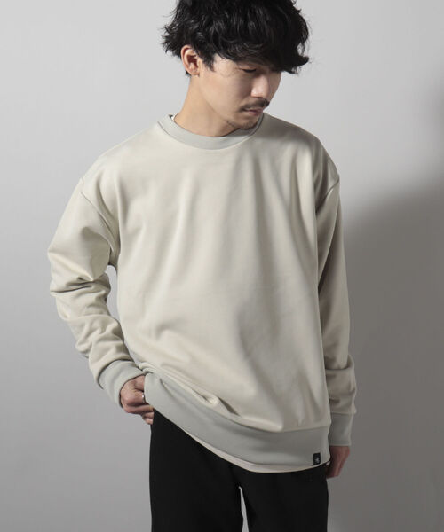 GLOSTER（グロスター）の「【GLOSTER/グロスター】CORDURA 裏フリース プルオーバースウェット（スウェット・メンズ・ブラック/オリーブ/キナリ・LARGE/MEDIUM）」の7枚目の写真