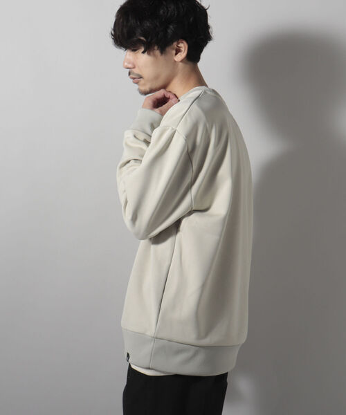 GLOSTER（グロスター）の「【GLOSTER/グロスター】CORDURA 裏フリース プルオーバースウェット（スウェット・メンズ・ブラック/オリーブ/キナリ・LARGE/MEDIUM）」の10枚目の写真