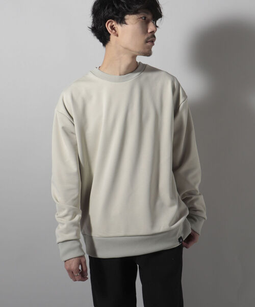 GLOSTER（グロスター）の「【GLOSTER/グロスター】CORDURA 裏フリース プルオーバースウェット（スウェット・メンズ・ブラック/オリーブ/キナリ・LARGE/MEDIUM）」の11枚目の写真