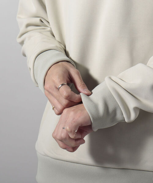 GLOSTER（グロスター）の「【GLOSTER/グロスター】CORDURA 裏フリース プルオーバースウェット（スウェット・メンズ・ブラック/オリーブ/キナリ・LARGE/MEDIUM）」の13枚目の写真