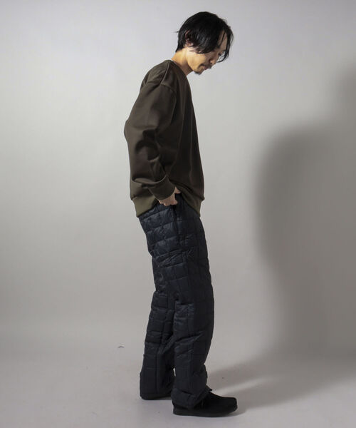 GLOSTER（グロスター）の「【GLOSTER/グロスター】CORDURA 裏フリース プルオーバースウェット（スウェット・メンズ・ブラック/オリーブ/キナリ・LARGE/MEDIUM）」の16枚目の写真