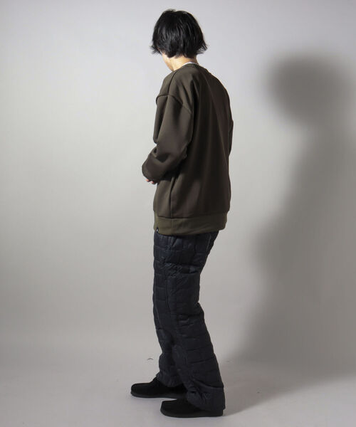 GLOSTER（グロスター）の「【GLOSTER/グロスター】CORDURA 裏フリース プルオーバースウェット（スウェット・メンズ・ブラック/オリーブ/キナリ・LARGE/MEDIUM）」の17枚目の写真