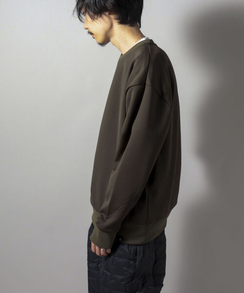GLOSTER（グロスター）の「【GLOSTER/グロスター】CORDURA 裏フリース プルオーバースウェット（スウェット・メンズ・ブラック/オリーブ/キナリ・LARGE/MEDIUM）」の19枚目の写真