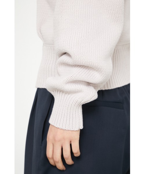 RIM.ARK Tuck short CD ニット カーディガン RIM.ARK（リムアーク）の「Tuck short CD（カーディガン/ボレロ）」 - WEAR