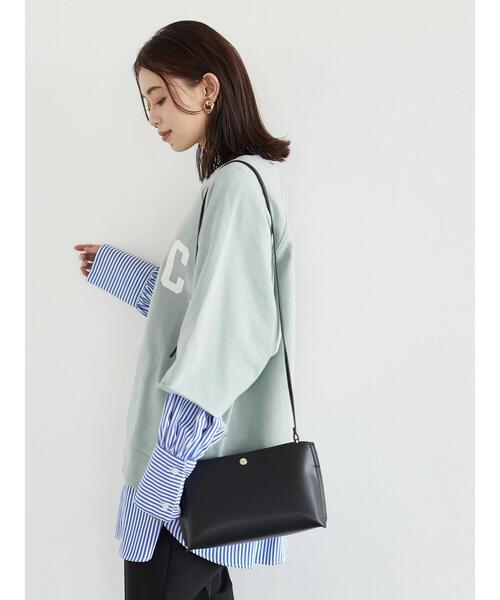 Green Parks(グリーンパークス)の「七分袖ロゴプルオーバー*(スウェット・レディース・グレー/サックスブルー/アイボリー・FREE)」の21枚目の写真