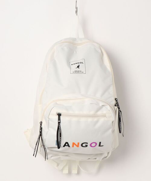 KANGOL（カンゴール）の「【 KANGOL / カンゴール 】 ロゴ プリント バックパック / リュック（バックパック/リュック・レディース・ホワイト/ブラック/ベージュ/ブラック系その他・FREE）」の11枚目の写真