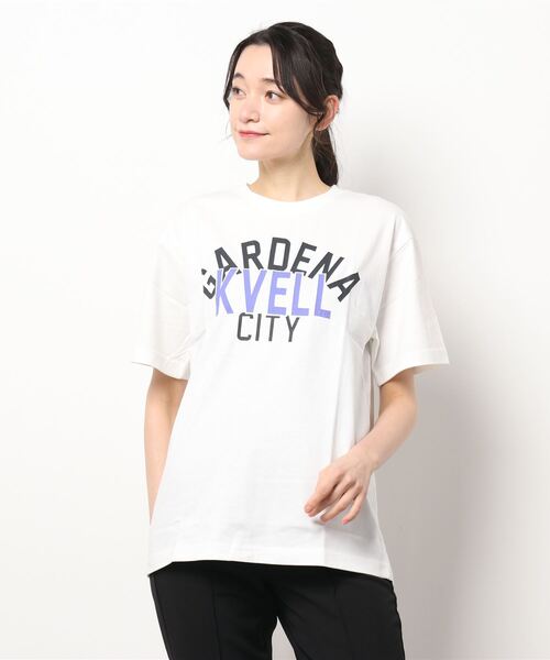 NO WAY(ノーウェイ)の「/Bl/プリントTシャツ 半袖 ユニセックス(Tシャツ/カットソー・レディース・スミクロ/ホワイト/ブルー・LARGE/MEDIUM/FREE)」の12枚目の写真