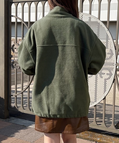 PairPair（ペアペア）の「フリースプルオーバー(ユニセックス)（スウェット・レディース・ブラウン/カーキ・MEDIUM/LARGE）」の18枚目の写真