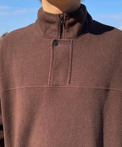 PairPair（ペアペア）の「フリースプルオーバー(ユニセックス)（スウェット・レディース・ブラウン/カーキ・MEDIUM/LARGE）」の20枚目の写真