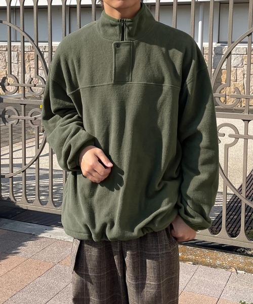 PairPair（ペアペア）の「フリースプルオーバー(ユニセックス)（スウェット・レディース・ブラウン/カーキ・MEDIUM/LARGE）」の13枚目の写真