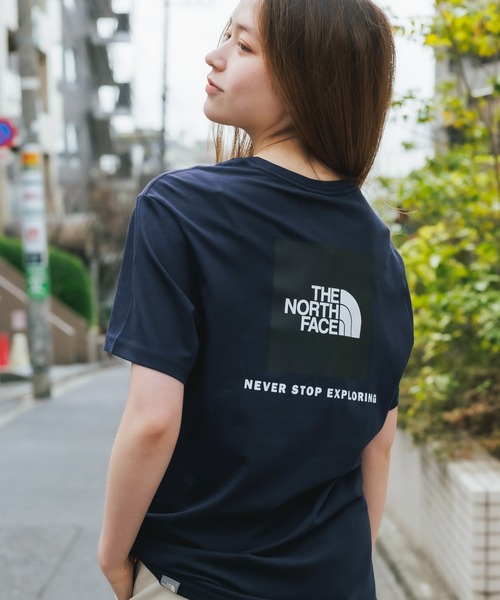 THE NORTH FACE（ザノースフェイス）の「THE NORTH FACE/ザ・ノースフェイス M S/S RED BOX TEE 半袖Tシャツ ロゴTシャツ（Tシャツ/カットソー・メンズ・ホワイト/ブラック/ブラック系その他/ライトブルー/イエロー/オレンジ/ネイビー/パープル・S/M/L/XL）」の5枚目の写真