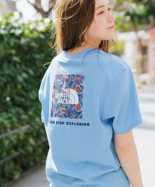 THE NORTH FACE（ザノースフェイス）の「THE NORTH FACE/ザ・ノースフェイス M S/S RED BOX TEE 半袖Tシャツ ロゴTシャツ（Tシャツ/カットソー・メンズ・ホワイト/ブラック/ブラック系その他/ライトブルー/イエロー/オレンジ/ネイビー/パープル・S/M/L/XL）」の4枚目の写真