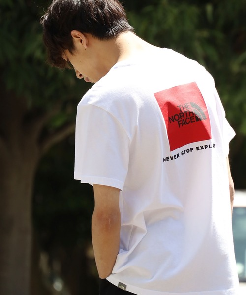 THE NORTH FACE（ザノースフェイス）の「THE NORTH FACE/ザ・ノースフェイス M S/S RED BOX TEE 半袖Tシャツ ロゴTシャツ（Tシャツ/カットソー・メンズ・ホワイト/ブラック/ブラック系その他/ライトブルー/イエロー/オレンジ/ネイビー/パープル・S/M/L/XL）」の19枚目の写真