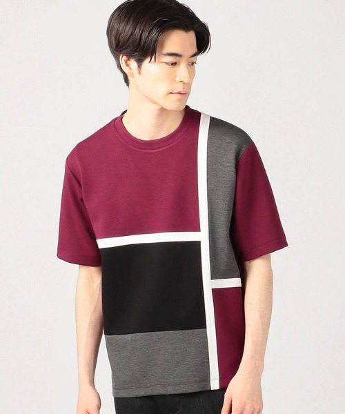 HIDEAWAYS NICOLE（ハイダウェイニコル）の「ダンボール配色切替Tシャツ（Tシャツ/カットソー・メンズ・ホワイト系その他/グレー系その他/レッド系その他・MEDIUM/LARGE/X-LARGE）」の3枚目の写真