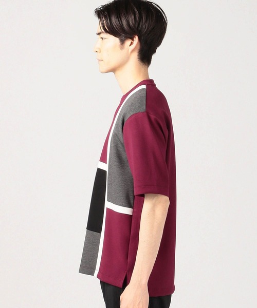 HIDEAWAYS NICOLE（ハイダウェイニコル）の「ダンボール配色切替Tシャツ（Tシャツ/カットソー・メンズ・ホワイト系その他/グレー系その他/レッド系その他・MEDIUM/LARGE/X-LARGE）」の5枚目の写真