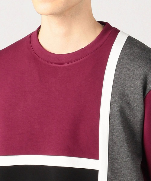 HIDEAWAYS NICOLE（ハイダウェイニコル）の「ダンボール配色切替Tシャツ（Tシャツ/カットソー・メンズ・ホワイト系その他/グレー系その他/レッド系その他・MEDIUM/LARGE/X-LARGE）」の6枚目の写真