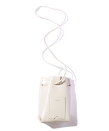 YAHKI/ヤーキ DRAWSTRING BAG ミニ レザーショルダーバッグ