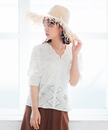 coca（coca） | カットワークブラウス(シャツ/ブラウス)