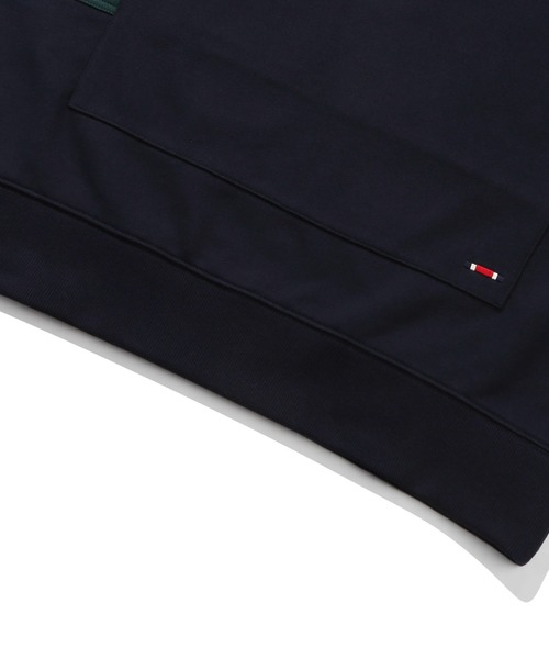 ROMANTIC CROWN(ロマンティッククラウン)の「【ROMANTIC CROWN】BUTTON UP POCKET ANORAK / ロマンティッククラウン ボタンアップ ポケット ハイネック スウェットシャツ(その他トップス・メンズ・ネイビー/グリーン・SMALL/MEDIUM/LARGE)」の9枚目の写真