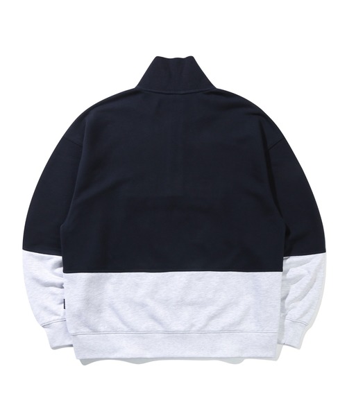 ROMANTIC CROWN(ロマンティッククラウン)の「【ROMANTIC CROWN】BUTTON UP POCKET ANORAK / ロマンティッククラウン ボタンアップ ポケット ハイネック スウェットシャツ(その他トップス・メンズ・ネイビー/グリーン・SMALL/MEDIUM/LARGE)」の15枚目の写真