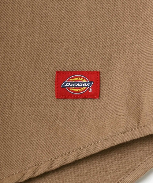 Dickies(ディッキーズ)の「Dickies/ディッキーズ オーバーサイズ T/Cツイル ミニロゴワッペン ワンポイント刺繍 ワークシャツ(シャツ/ブラウス・メンズ・ブラック/ベージュ/ホワイト系その他/ブルー系その他・M/L/XL)」の20枚目の写真