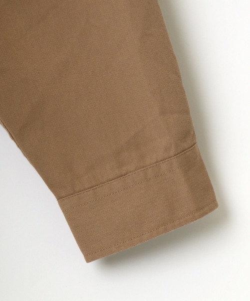 Dickies(ディッキーズ)の「Dickies/ディッキーズ オーバーサイズ T/Cツイル ミニロゴワッペン ワンポイント刺繍 ワークシャツ(シャツ/ブラウス・メンズ・ブラック/ベージュ/ホワイト系その他/ブルー系その他・M/L/XL)」の21枚目の写真