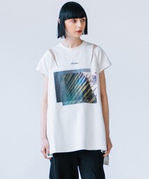 グリーンサムタイムブルーTシャツ