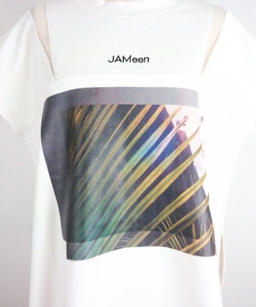 AULA AILA(アウラアイラ)の「グリーンサムタイムブルーTシャツ(Tシャツ/カットソー・レディース・ホワイト/チャコールグレー/ブラック・0)」の18枚目の写真