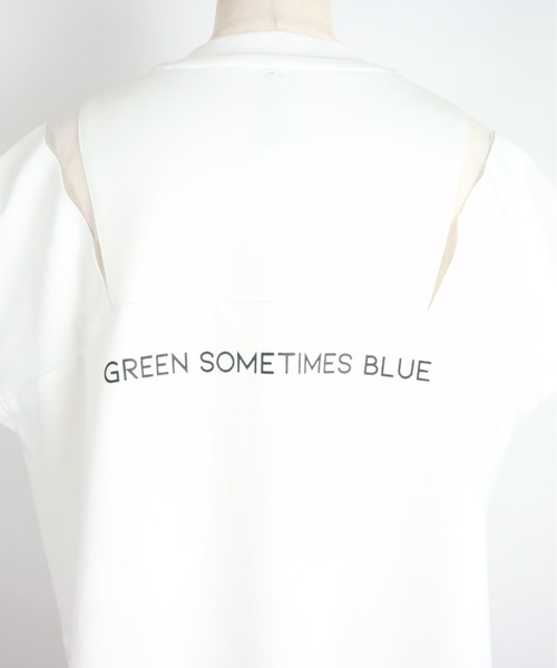 AULA AILA(アウラアイラ)の「グリーンサムタイムブルーTシャツ(Tシャツ/カットソー・レディース・ホワイト/チャコールグレー/ブラック・0)」の13枚目の写真