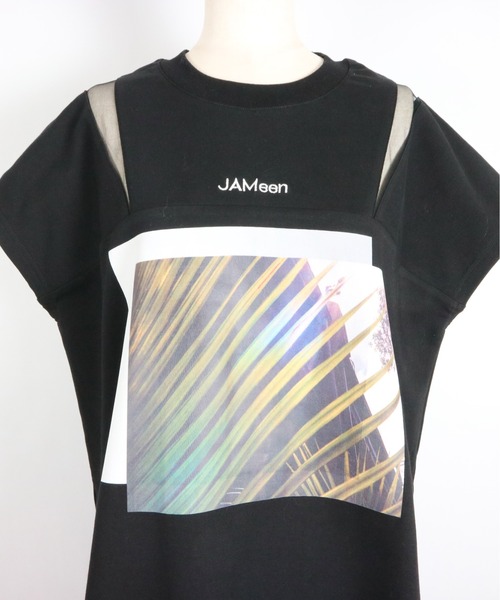 AULA AILA(アウラアイラ)の「グリーンサムタイムブルーTシャツ(Tシャツ/カットソー・レディース・ホワイト/チャコールグレー/ブラック・0)」の21枚目の写真
