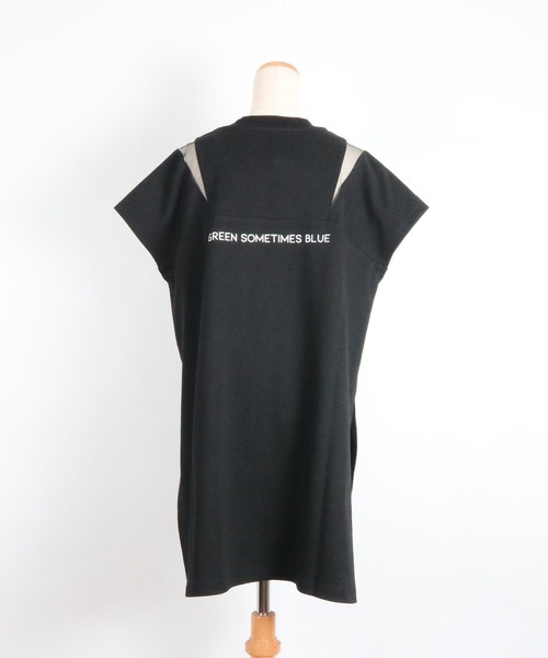 AULA AILA(アウラアイラ)の「グリーンサムタイムブルーTシャツ(Tシャツ/カットソー・レディース・ホワイト/チャコールグレー/ブラック・0)」の9枚目の写真