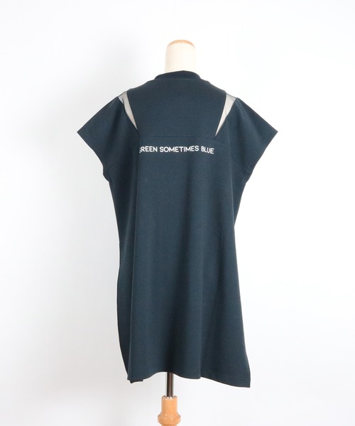 AULA AILA(アウラアイラ)の「グリーンサムタイムブルーTシャツ(Tシャツ/カットソー・レディース・ホワイト/チャコールグレー/ブラック・0)」の20枚目の写真