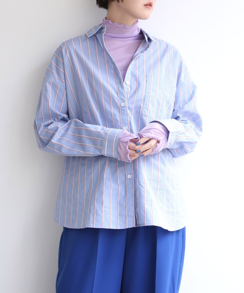 notch.(ノッチ)の「パワーメッシュロンT(Tシャツ/カットソー・レディース・パープル/ブラウン/エメラルド・M)」の3枚目の写真
