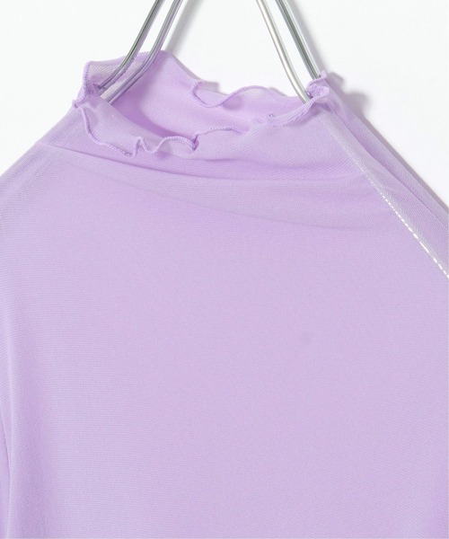 notch.(ノッチ)の「パワーメッシュロンT(Tシャツ/カットソー・レディース・パープル/ブラウン/エメラルド・M)」の5枚目の写真